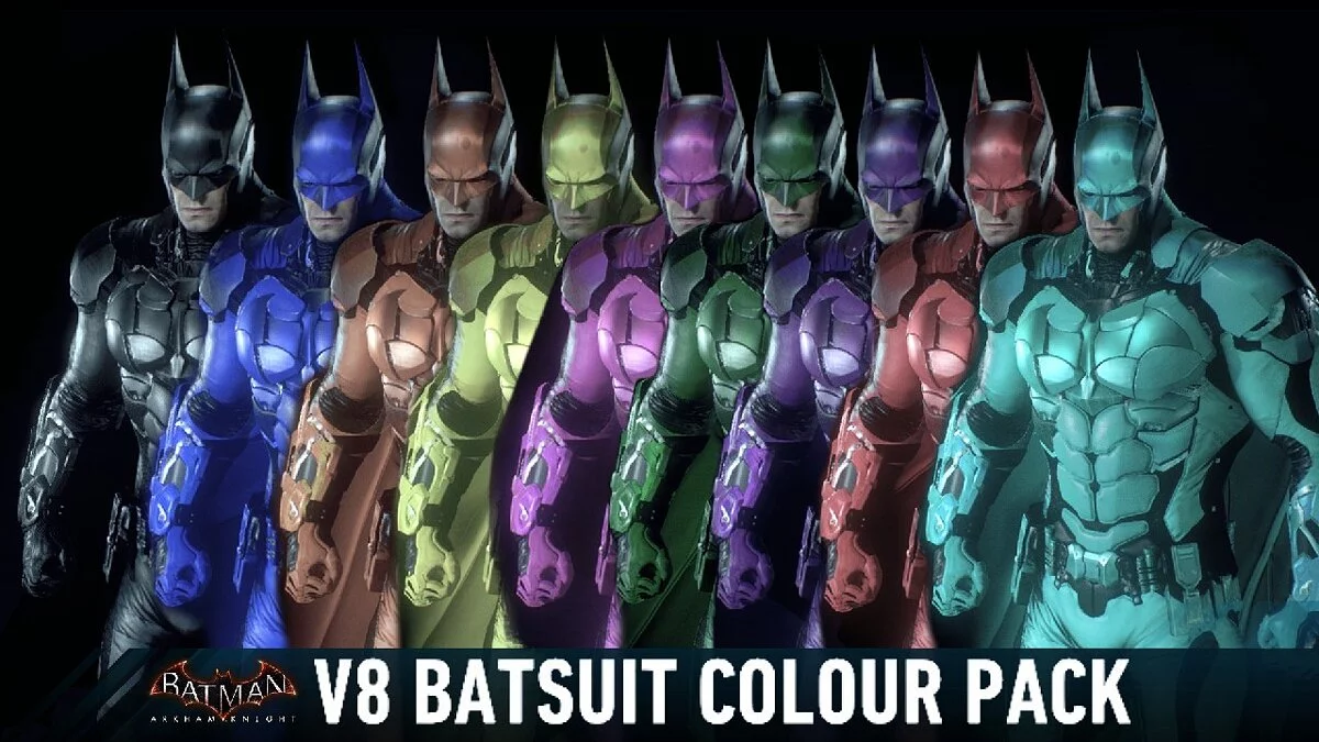 Batman: Arkham Knight — V8 Suit Color Set