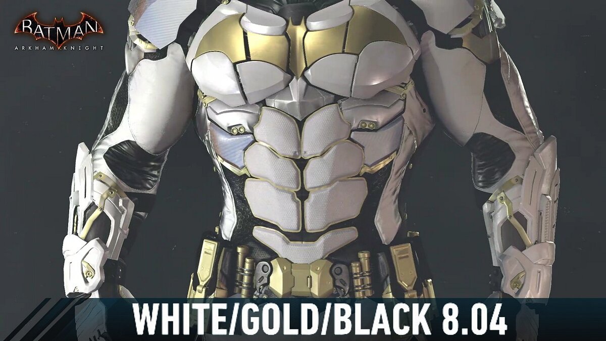 Batman: Arkham Knight — White and gold suit v 8.04