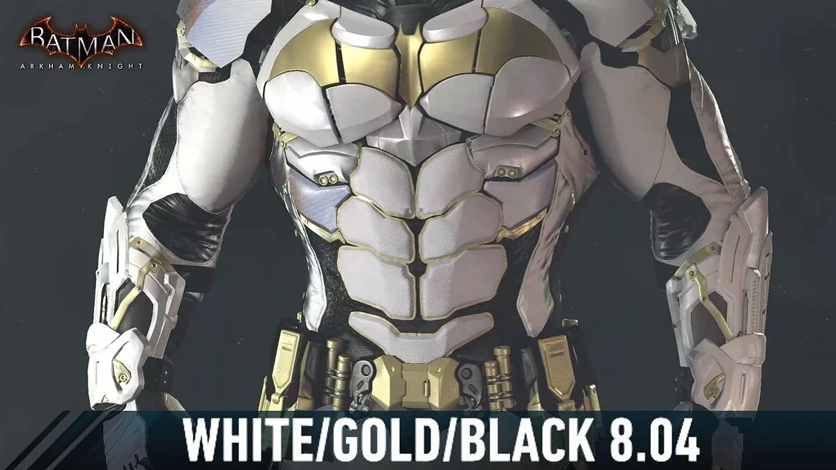 Batman: Arkham Knight — Traje blanco y dorado v 8.04