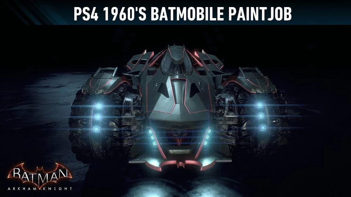 Batman: Arkham Knight — Pintar un batimóvil PS4 de los años 60