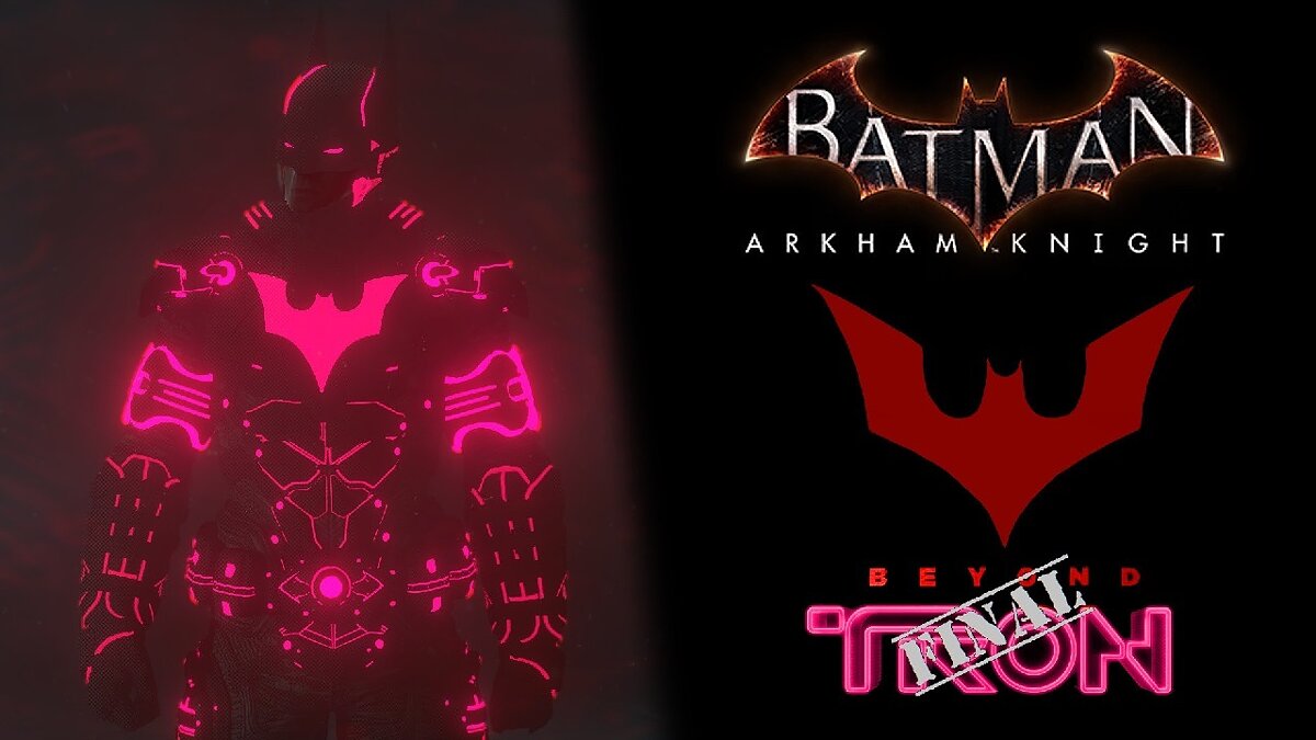 Batman: Arkham Knight — The final costume "Beyond" in the style of "Tron"