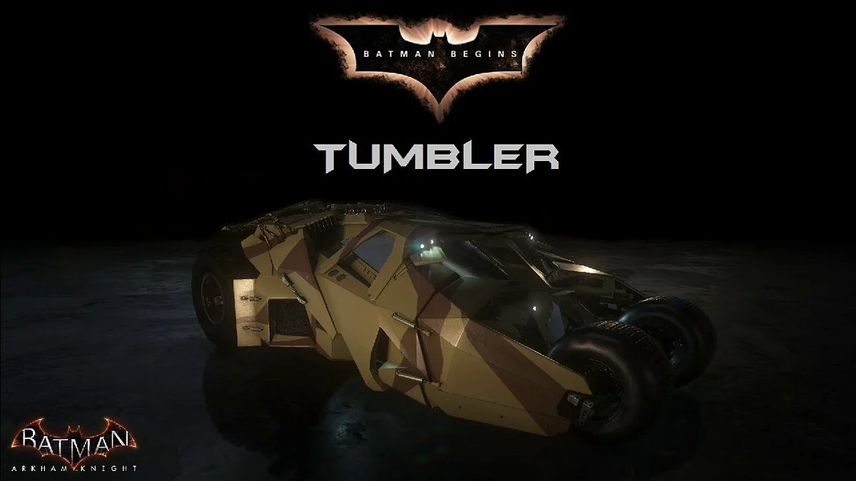 Batman: Arkham Knight — Diseño de camuflaje de la película "Batman Begins".