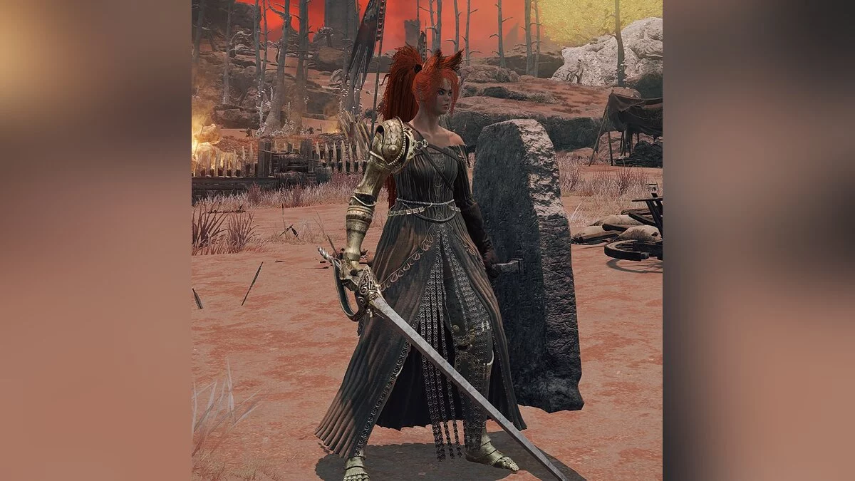 Elden Ring — Длинный хвост с лисьими ушками