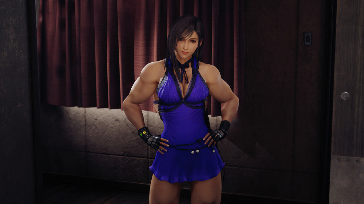 Final Fantasy VII Remake — Tifa - bodybuilder