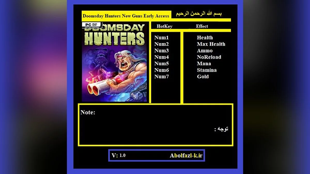 Doomsday Hunters — Trainer (+7) [1.0]