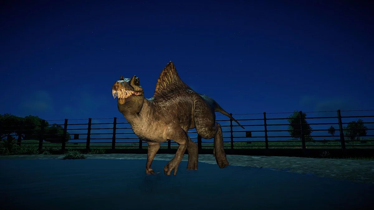 Jurassic World Evolution 2 — Spinosaurus genéticamente modificado fallido