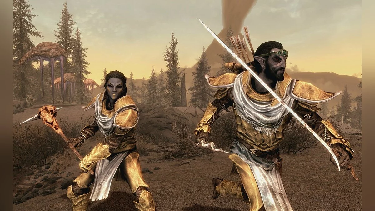 Elder Scrolls 5: Skyrim Special Edition — Un conjunto de armas de Beyond Skyrim Morrowind.