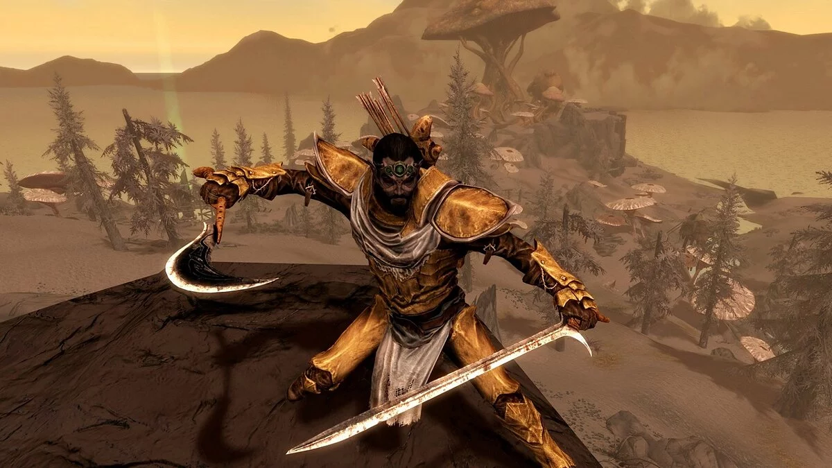 Elder Scrolls 5: Skyrim Special Edition — Un conjunto de armas de Beyond Skyrim Morrowind.