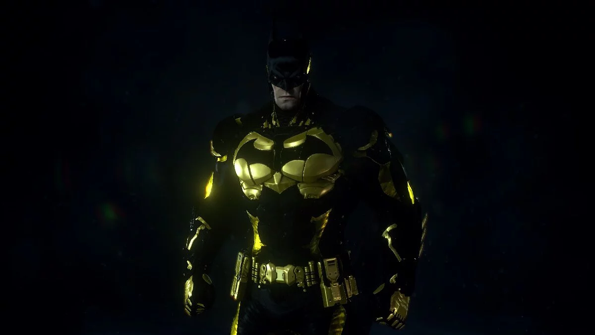 Batman: Arkham Knight — Set of black and gold suits