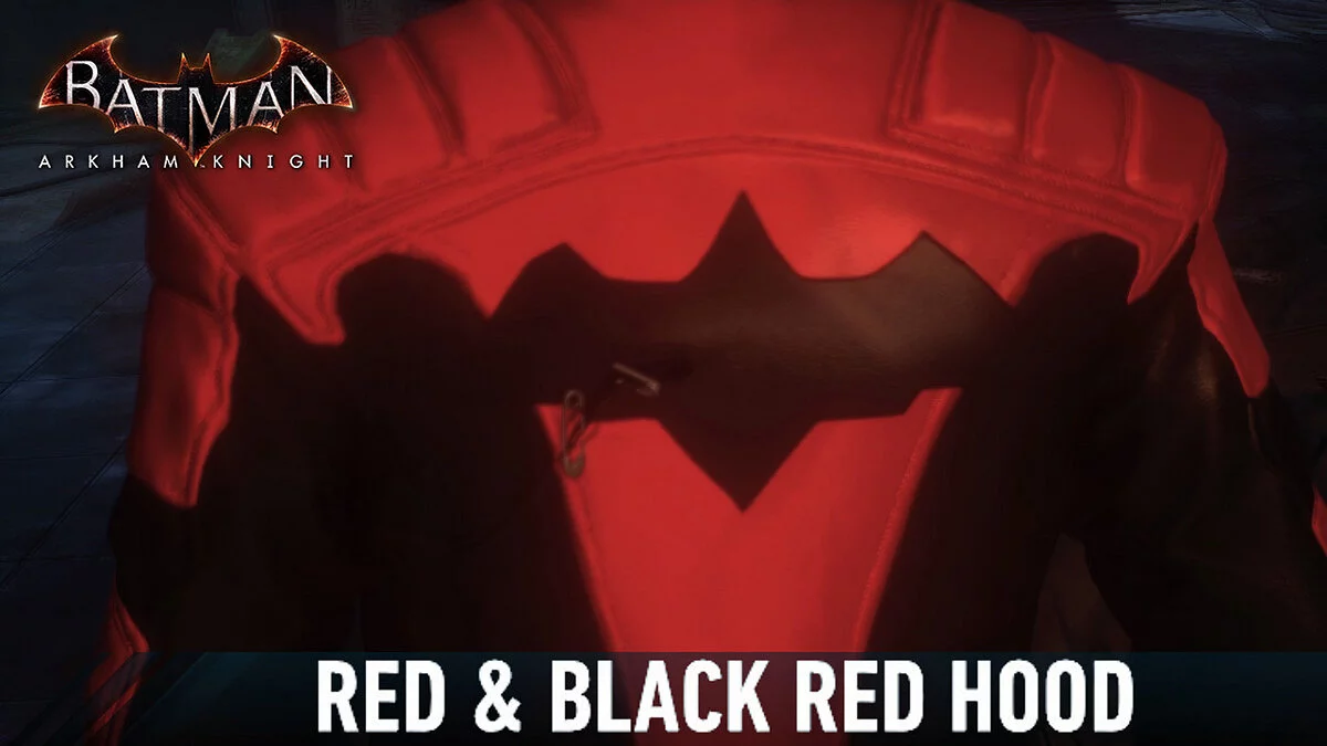 Batman: Arkham Knight — Traje con gorra roja y negra