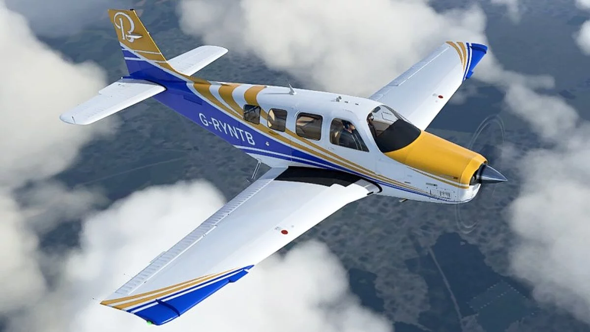 Microsoft Flight Simulator — Airplane "Bonanza Turbo"