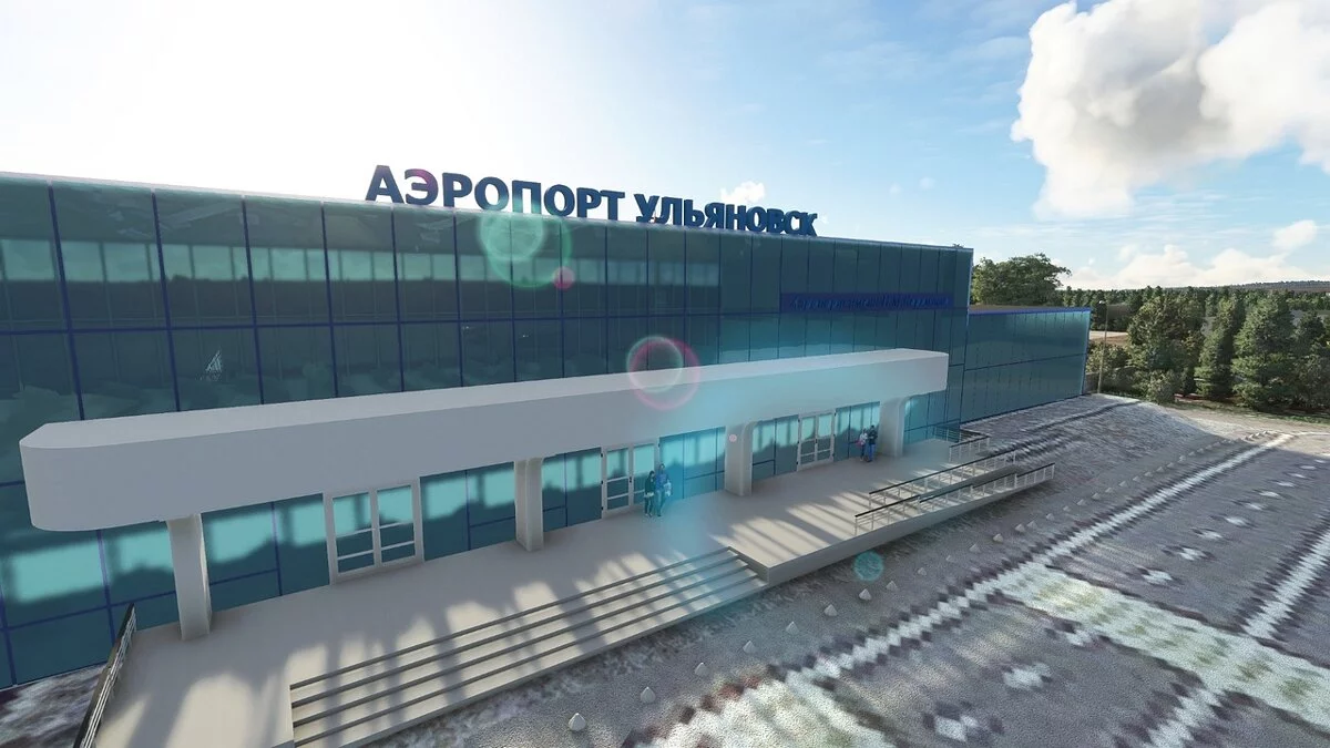 Microsoft Flight Simulator — Аеропорт Ульяновськ Баратаївка (Росія)