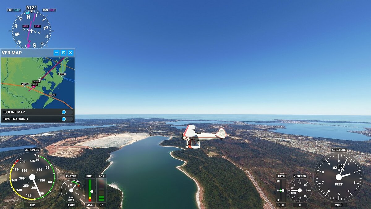 Microsoft Flight Simulator — Realistic colors