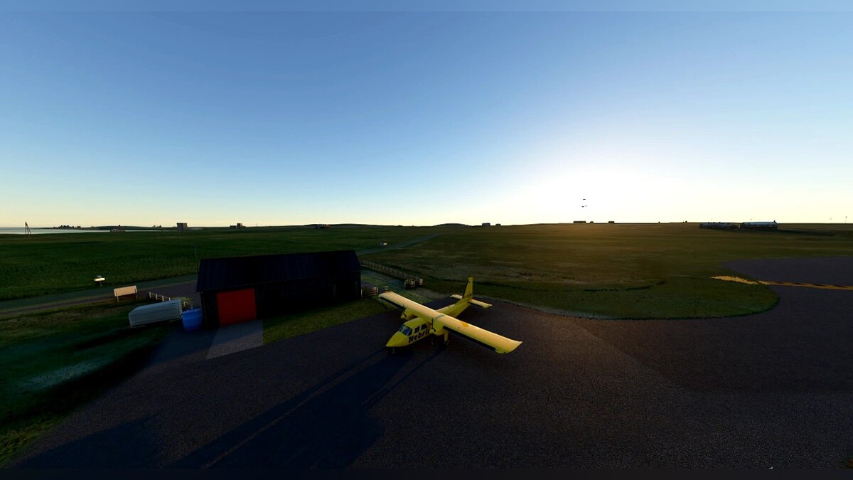 Microsoft Flight Simulator — Koll airfield