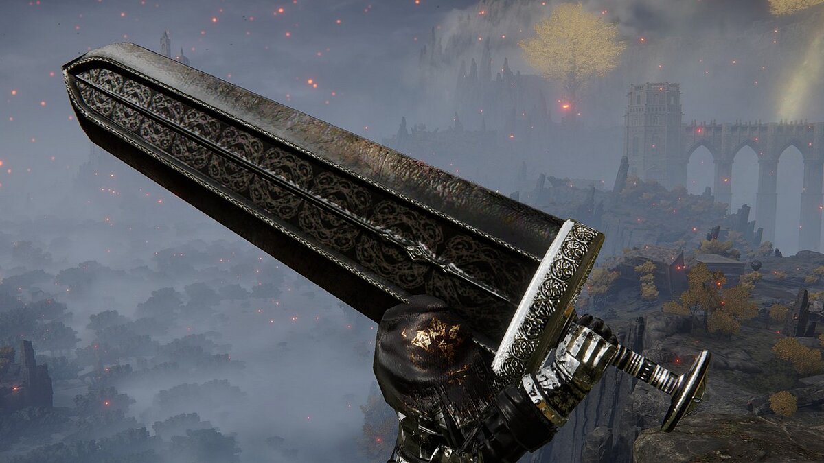 Elden Ring — Black sword of the crypt from the game Dark Souls 2