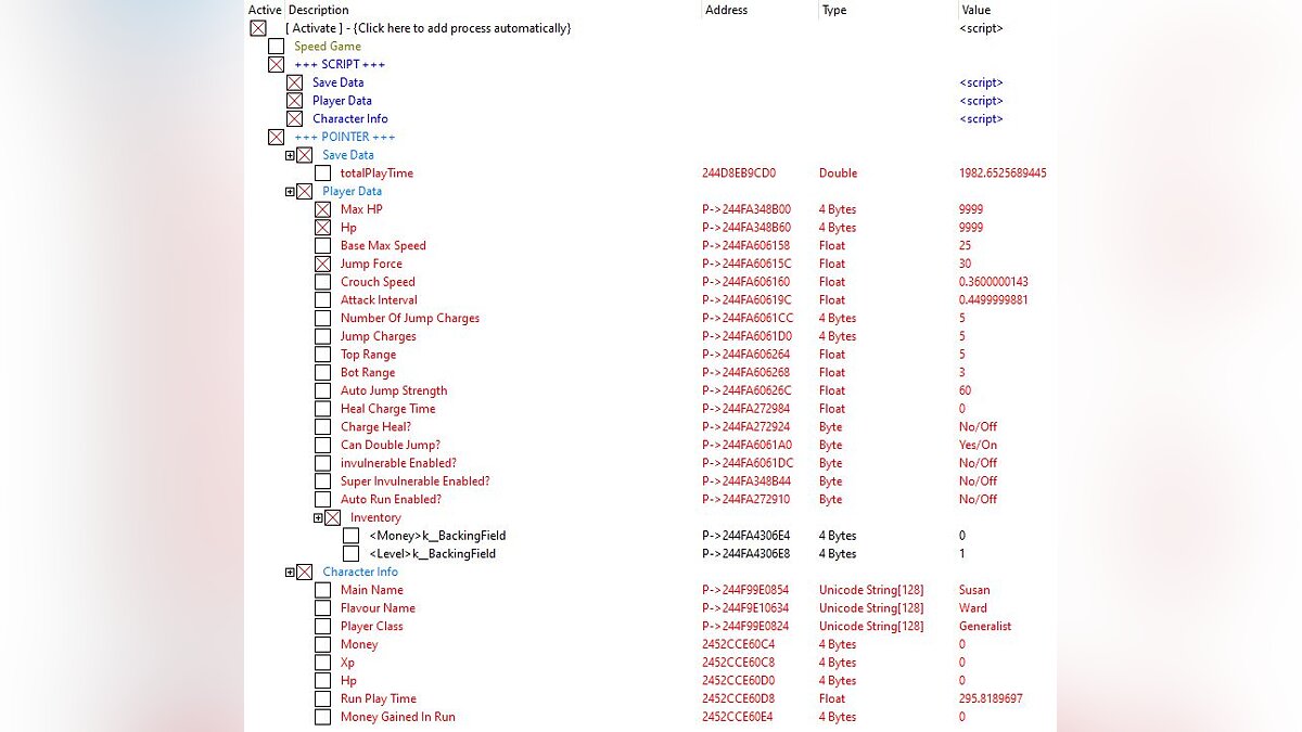 Source of Madness — Table for Cheat Engine [1.0.1]