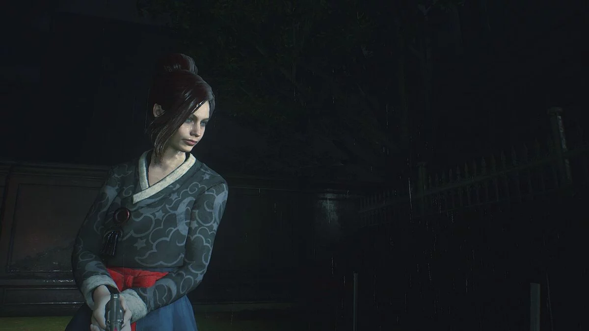 Resident Evil 2 — Клэр в костюме Юн-Джина