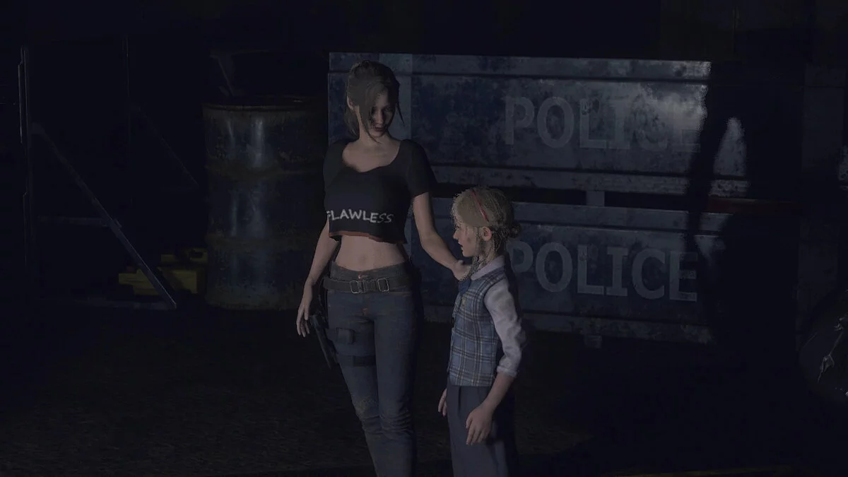 Resident Evil 2 — Клэр в современной одежде