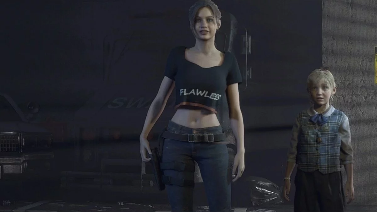 Resident Evil 2 — Claire in modern clothes