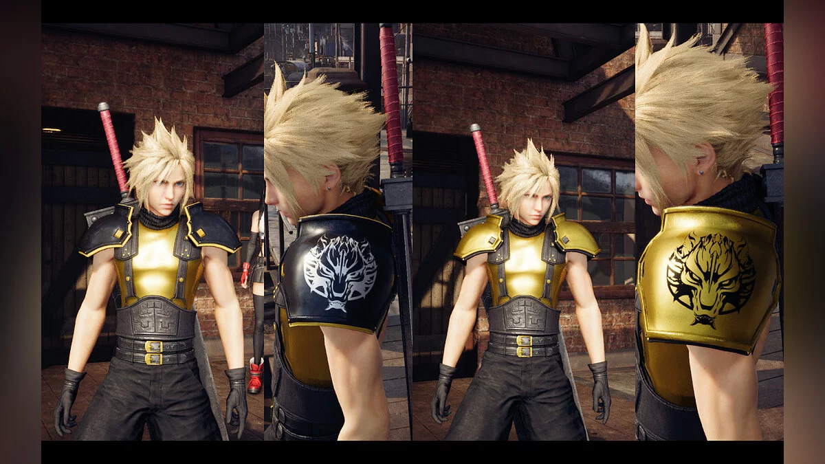 Final Fantasy VII Remake — Golden armor