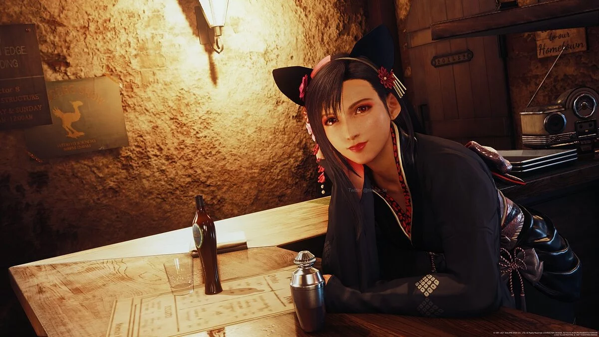 Final Fantasy VII Remake — Cat ears for Tifa