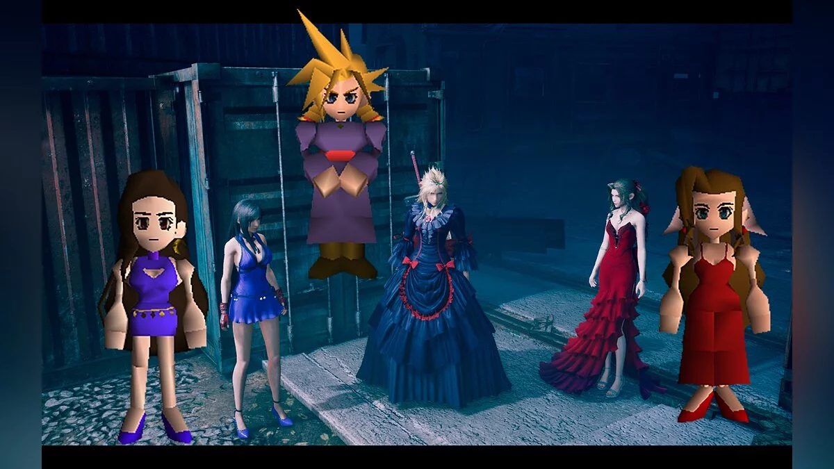 Final Fantasy VII Remake — Оригинальные платья