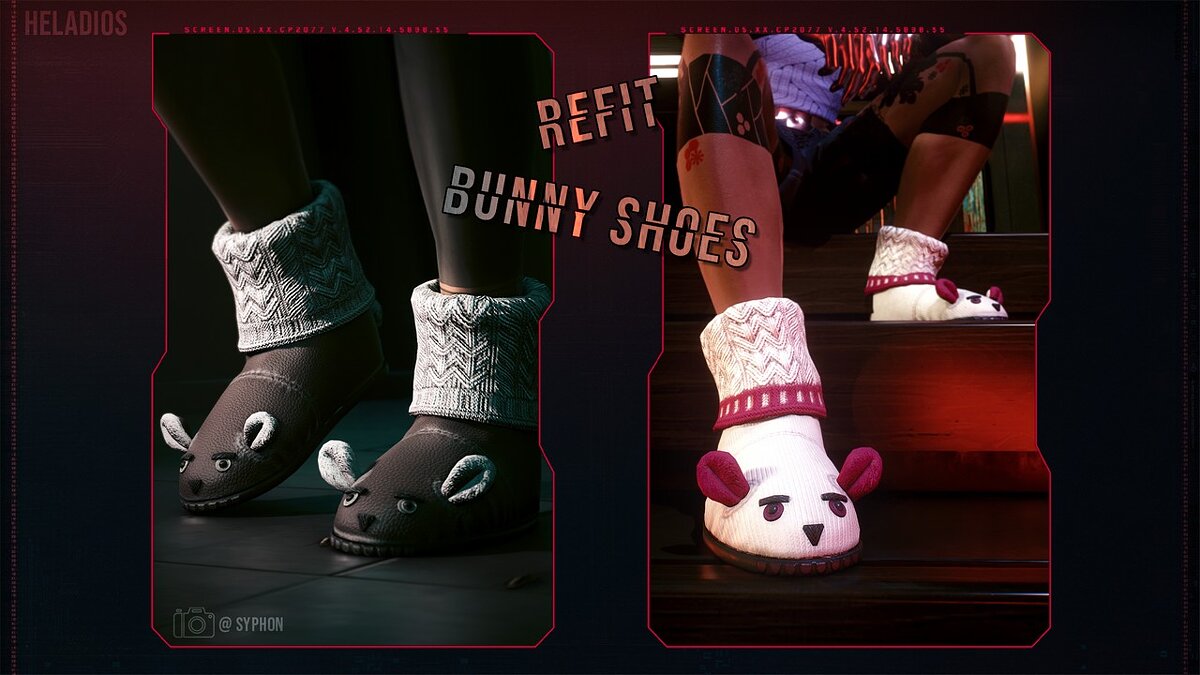 Cyberpunk 2077 — Bunny shoes