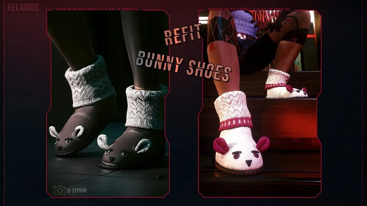 Cyberpunk 2077 — Bunny shoes