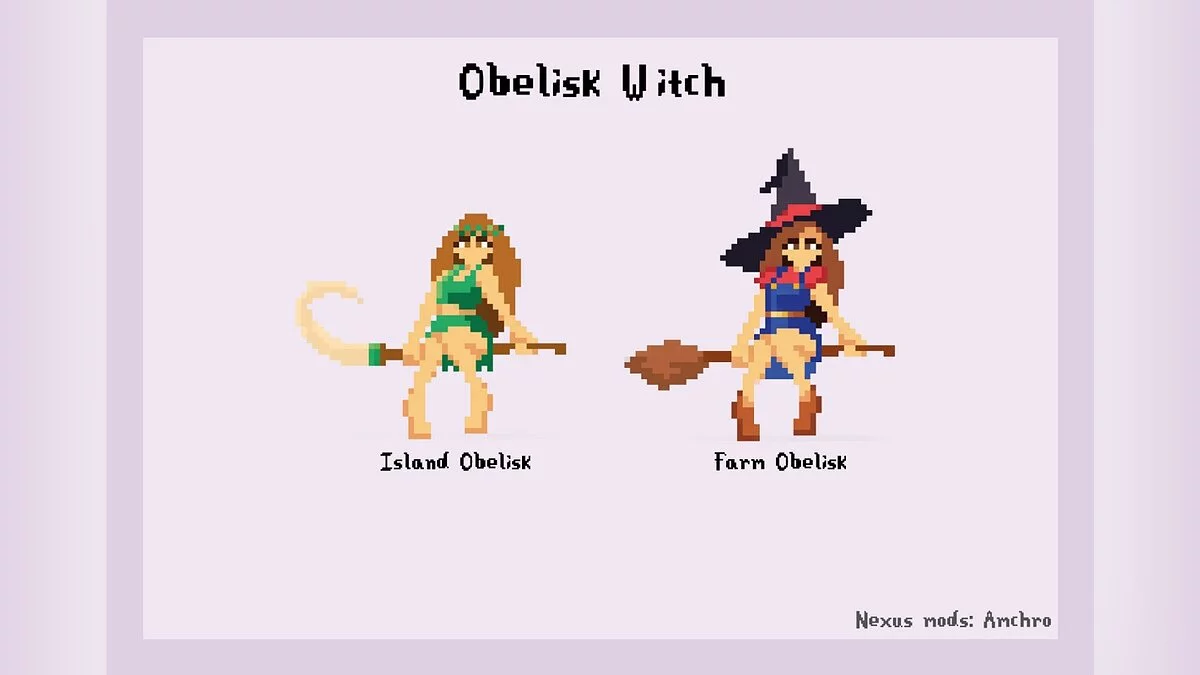 Stardew Valley — Обелиски - ведьмы