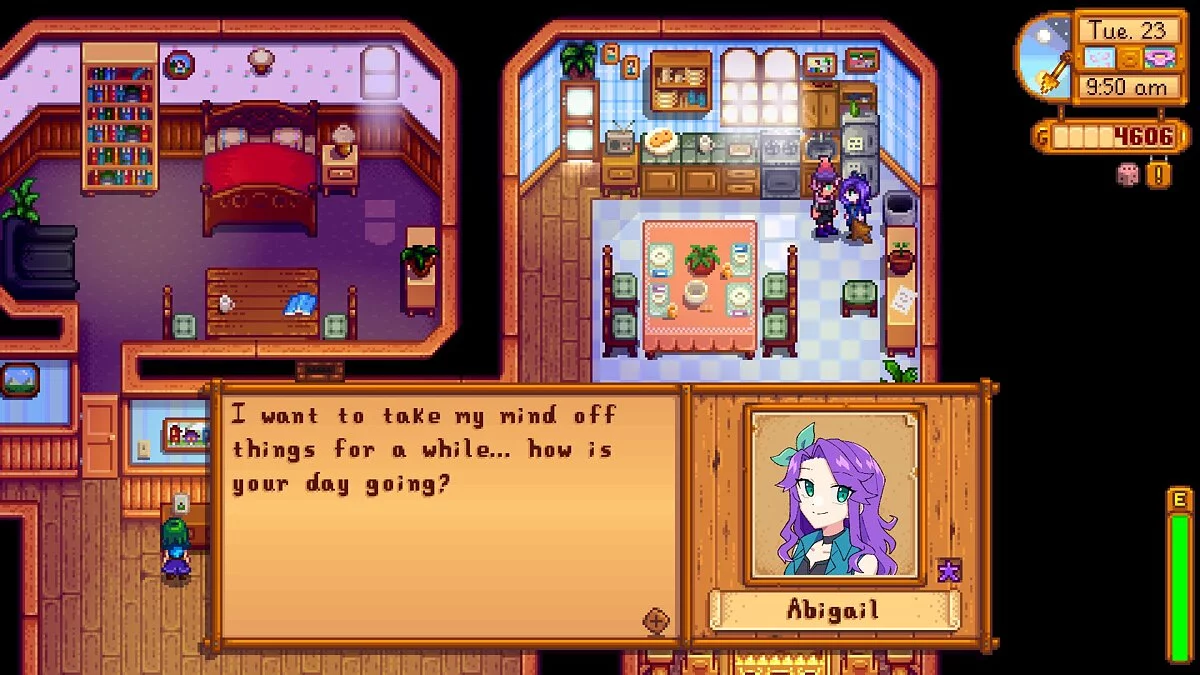 Stardew Valley — Nuevos retratos de Abigail y Hayley