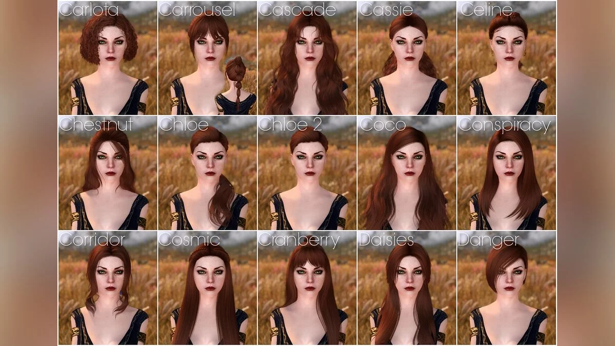 Elder Scrolls 5: Skyrim Special Edition — Огромный набор причесок