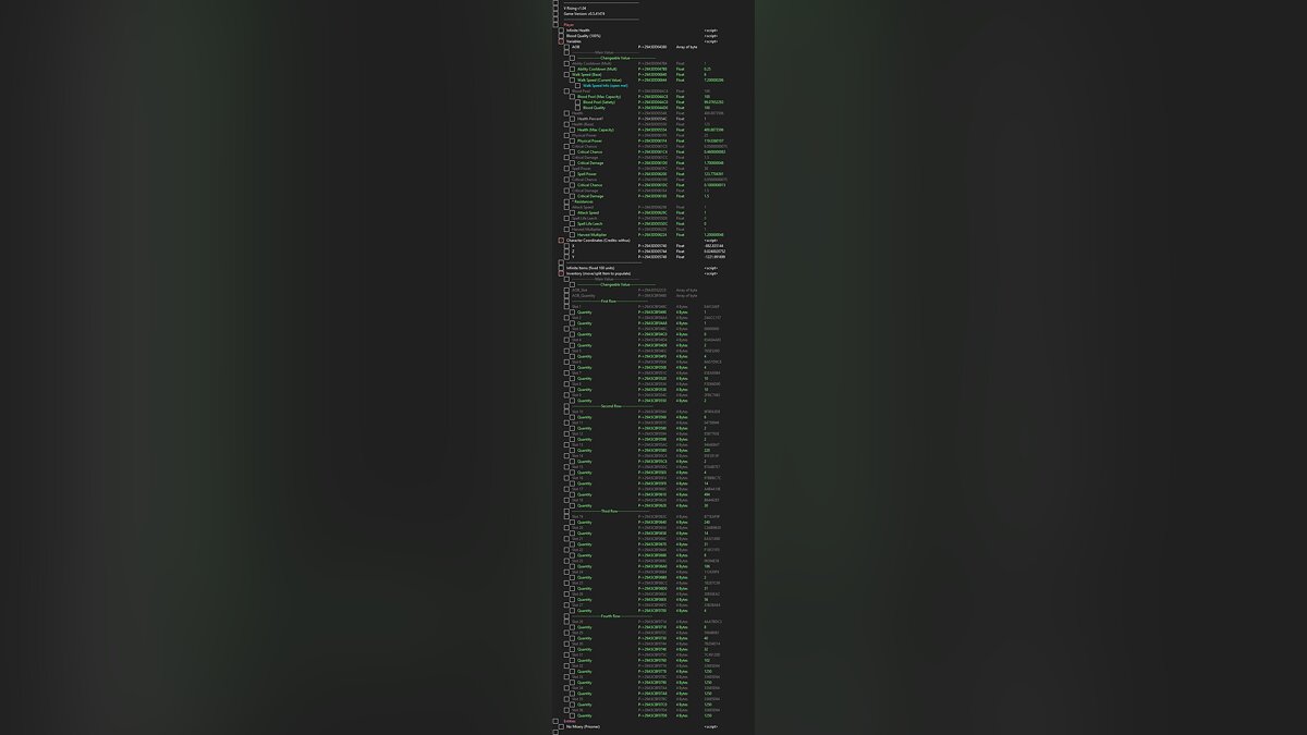 V Rising — Table for Cheat Engine [UPD: 05/30/2022]