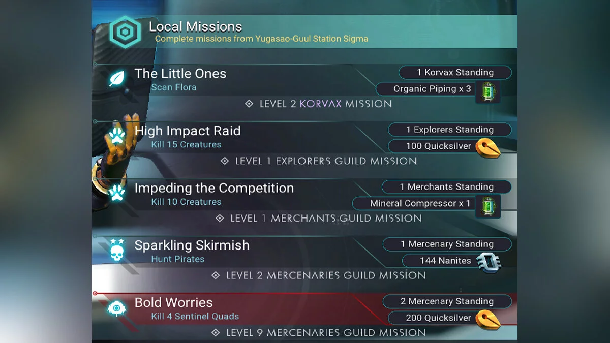 No Man&#039;s Sky — Ртутные миссии