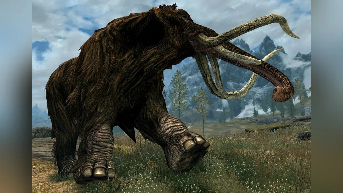 Elder Scrolls 5: Skyrim Special Edition — Животные в 4K