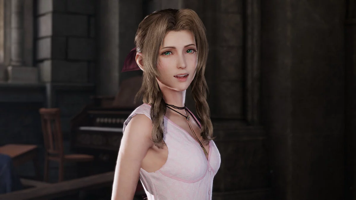 Final Fantasy VII Remake — Iris without a jacket