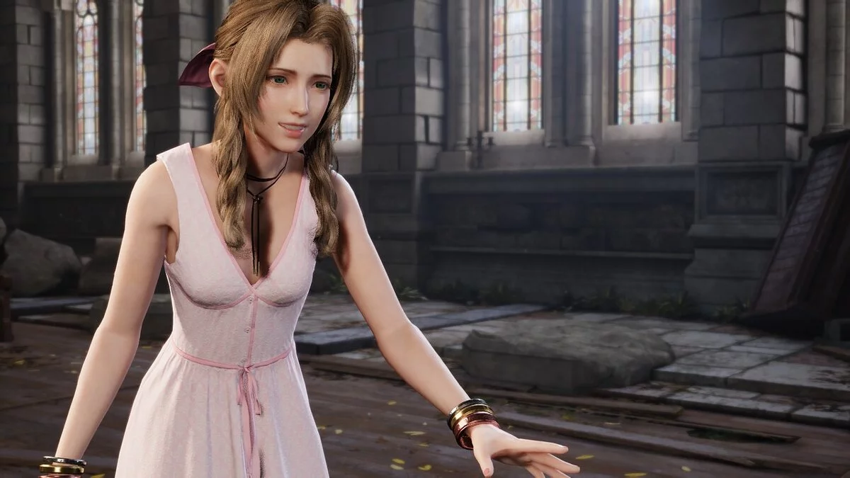 Final Fantasy VII Remake — Айрис без куртки