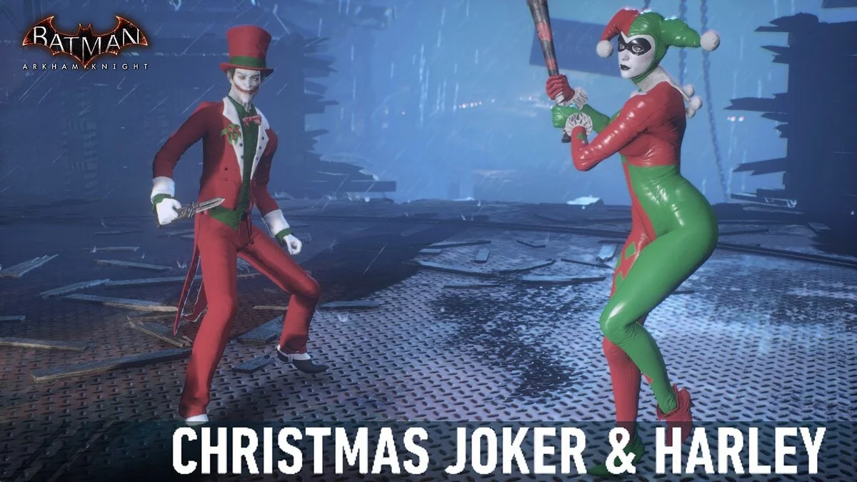 Batman: Arkham Knight Game of the Year Edition — Christmas Joker and Harley