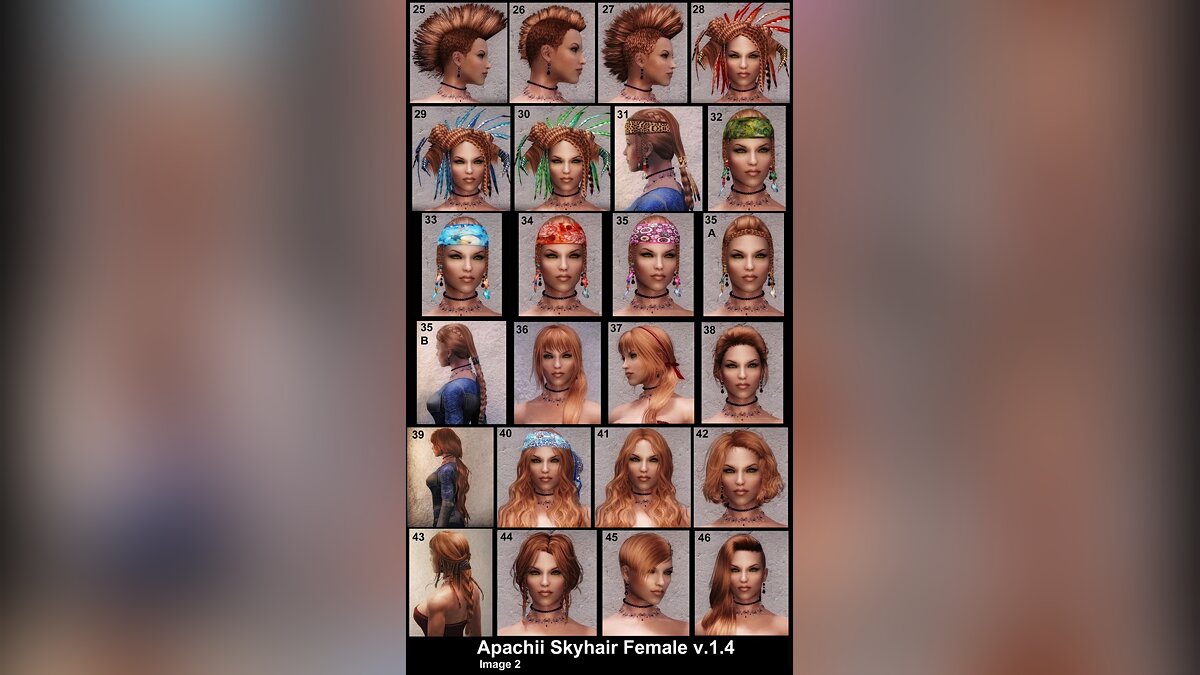 Elder Scrolls 5: Skyrim Special Edition — New women's and men's hairstyles