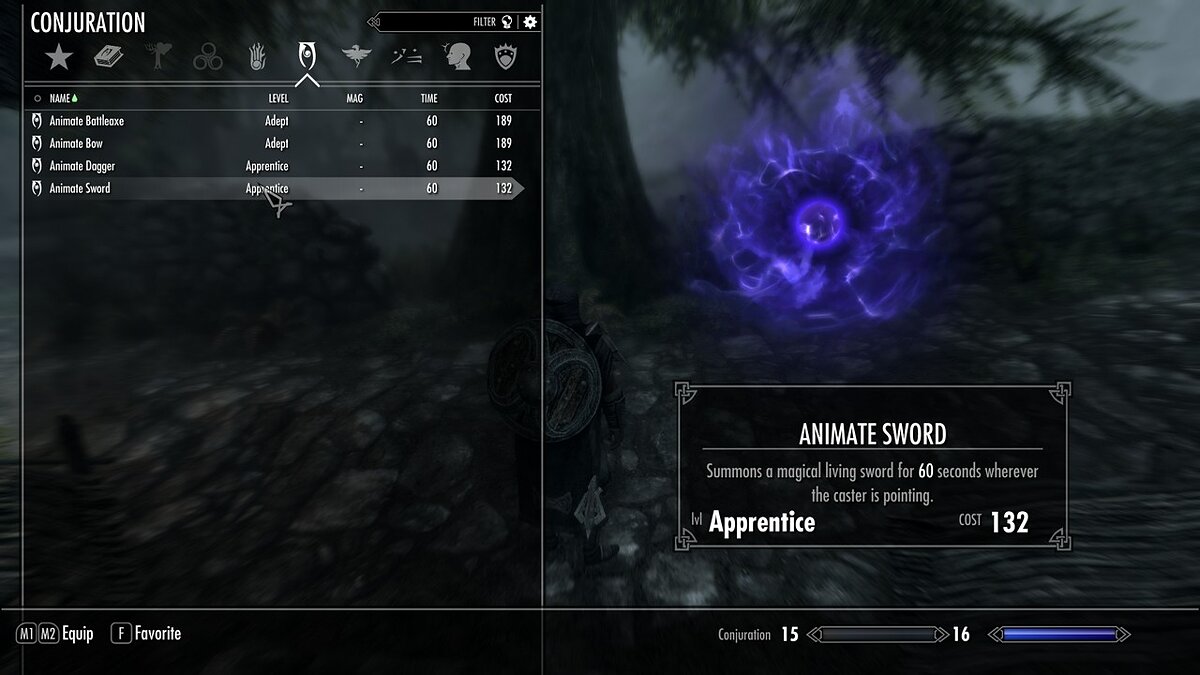 Elder Scrolls 5: Skyrim Special Edition — Summoned Weapon