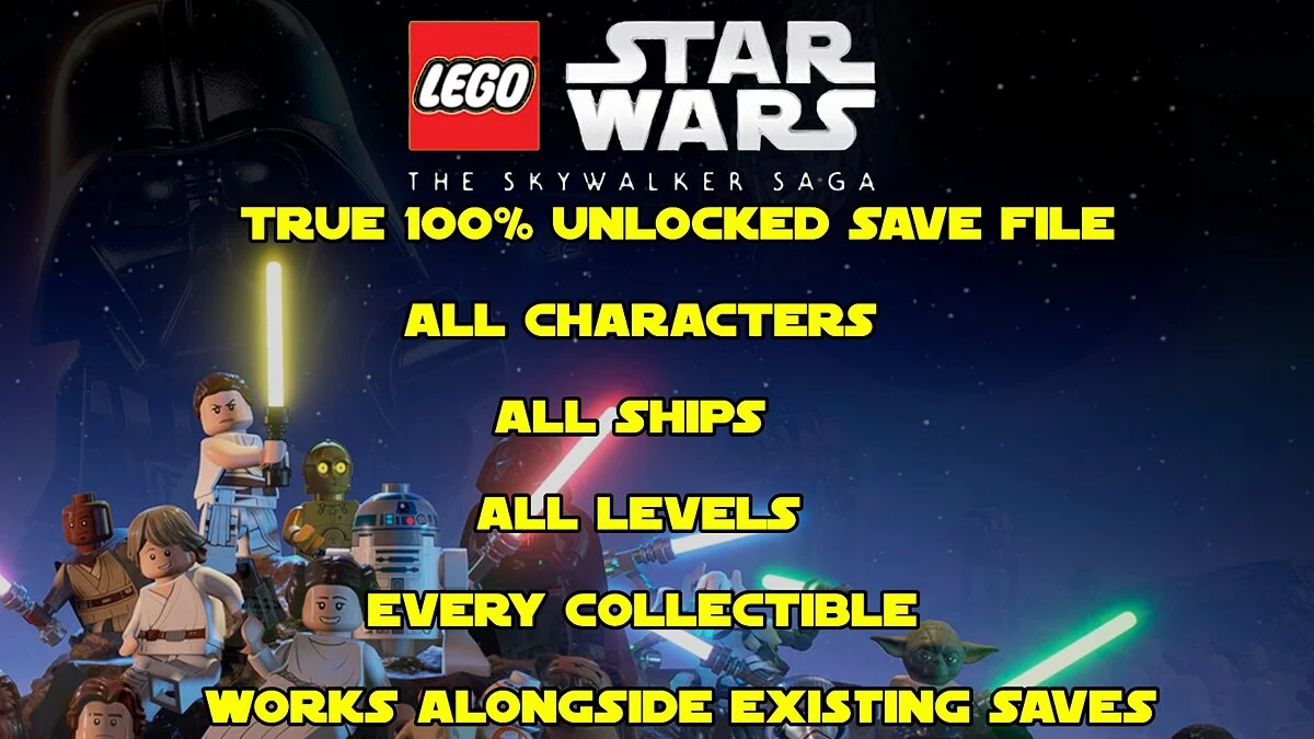 Lego Star Wars: The Skywalker Saga — Everything passed 100 percent