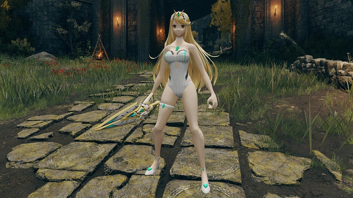 Elden Ring — Mythra from the game Xenoblade