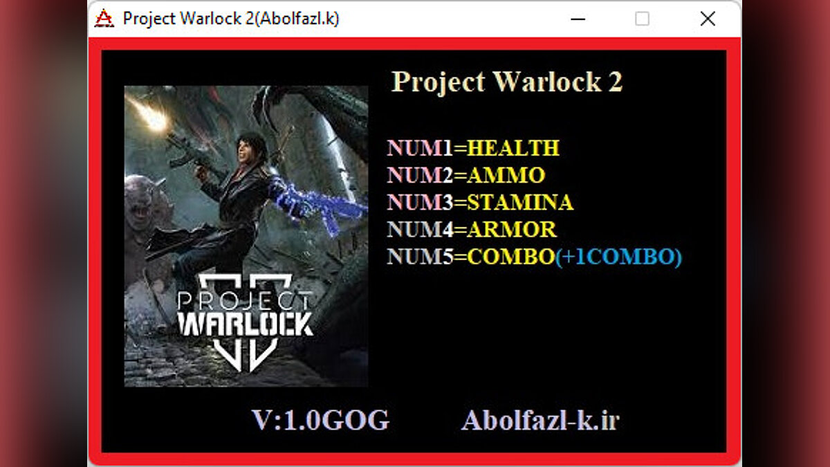 Project Warlock 2 — Trainer (+5) [1.0 GOG]