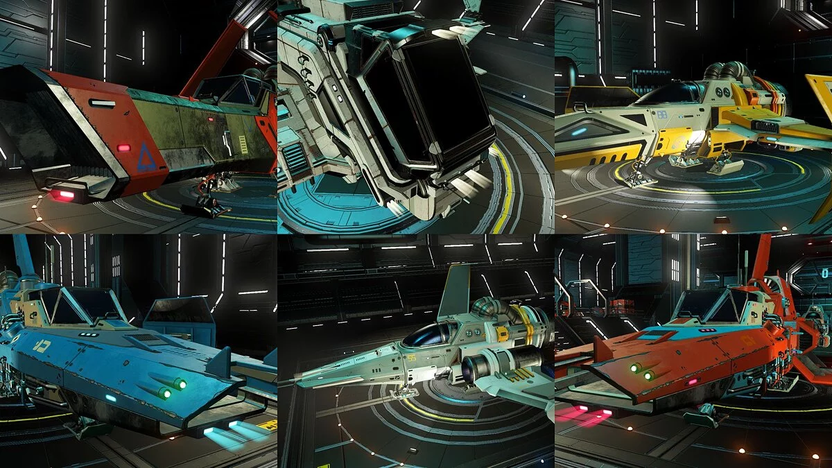 No Man&#039;s Sky — Корабельные процедурные огни