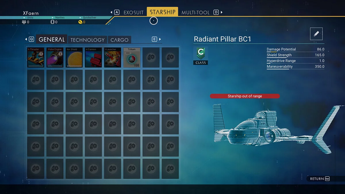 No Man&#039;s Sky — Увеличенные стартовые слоты