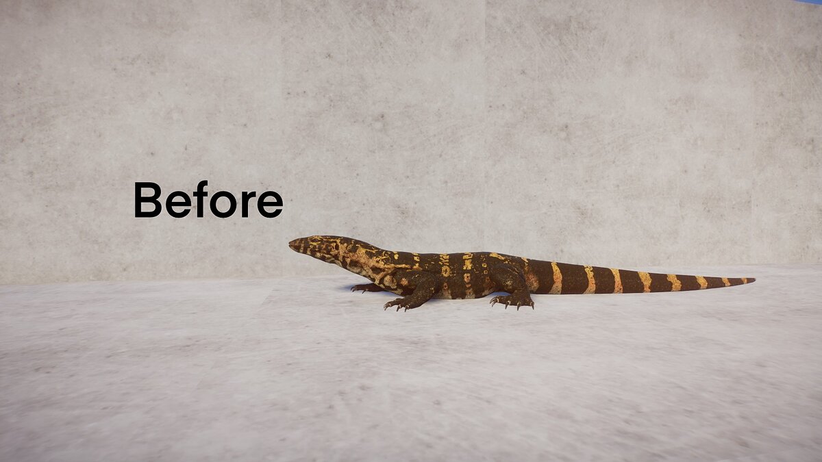 Planet Zoo — Nile monitor lizard - remaster