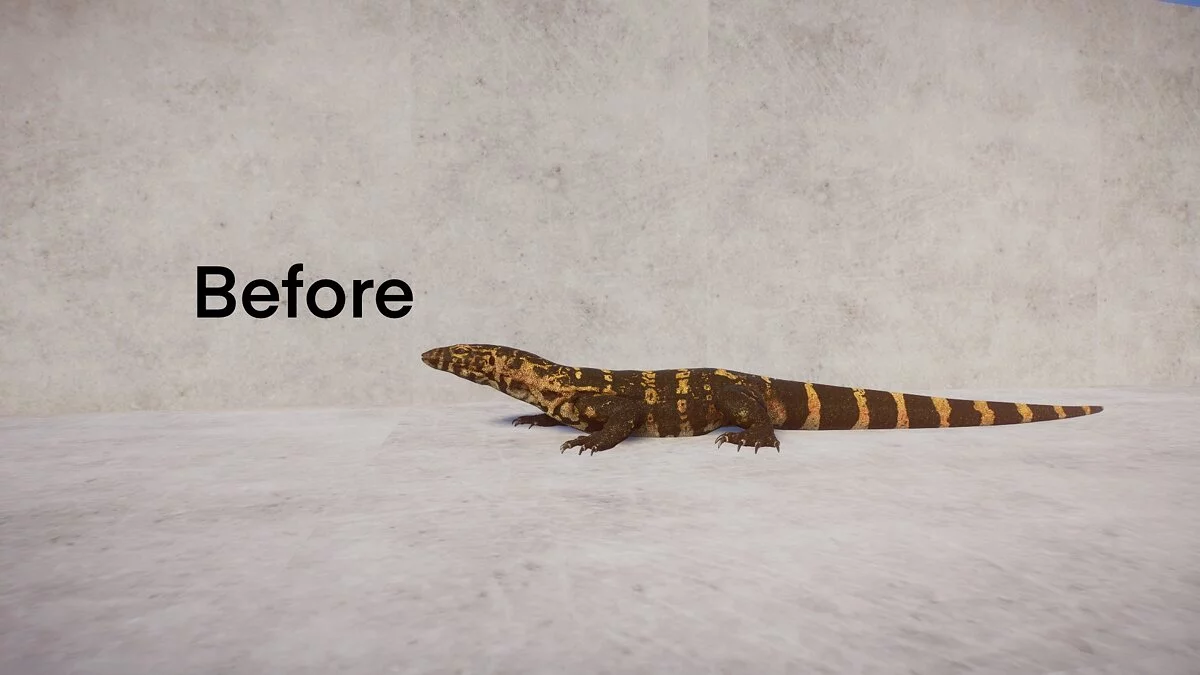 Planet Zoo — Nile monitor lizard - remaster