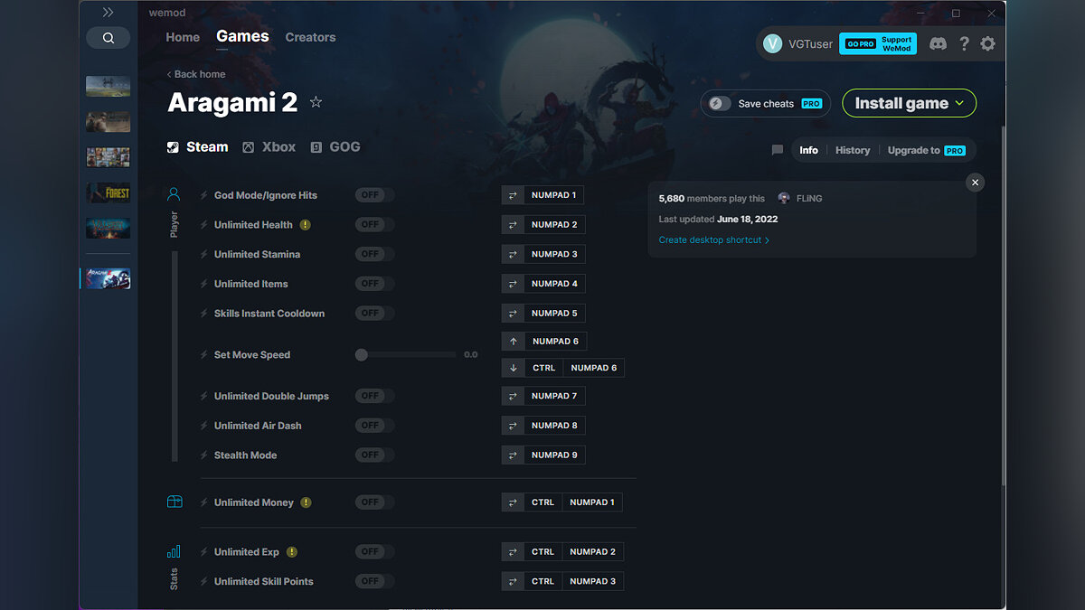 Aragami 2 — Trainer (+14) from 06/18/2022 [WeMod]