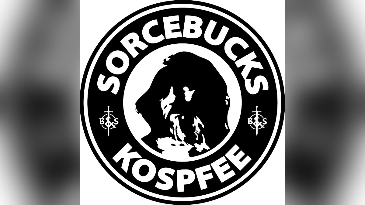 Blade and Sorcery — Cup of "Sorsbucks coffee"