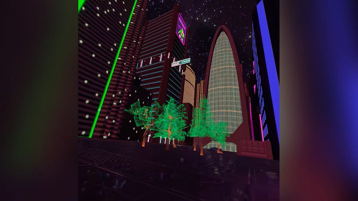 Blade and Sorcery — Киберпанк-мегаполис