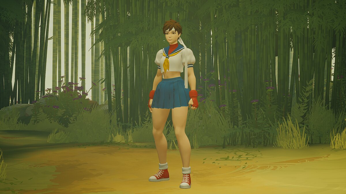 Sifu — Sakura Kasugano from the game Street Fighter x Fortnite (with physics)